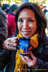 Keeping warm with glühwein 